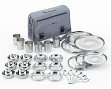 steel dinner set