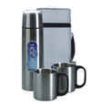 milton flask with mugs gift set